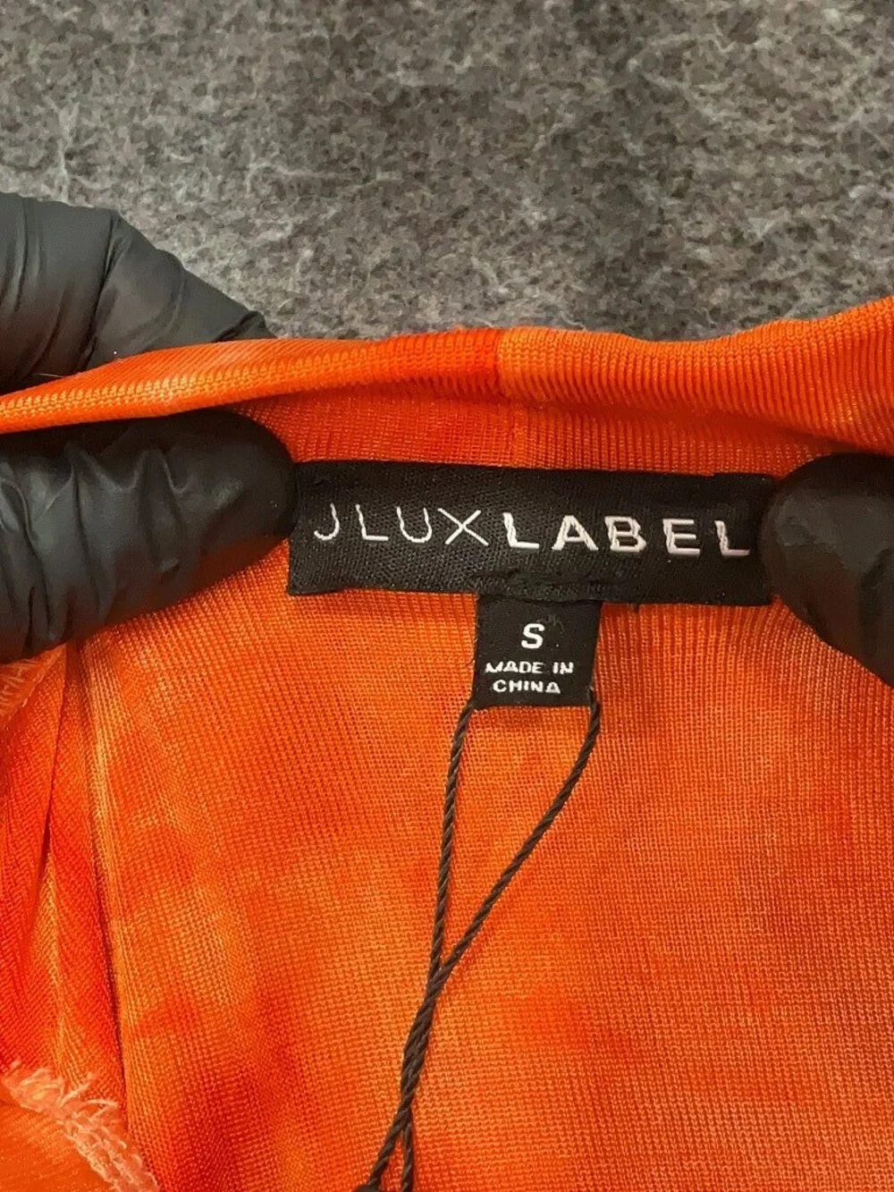 NWT JLUXLABEL Orange Tie Dye Pencil Skirt